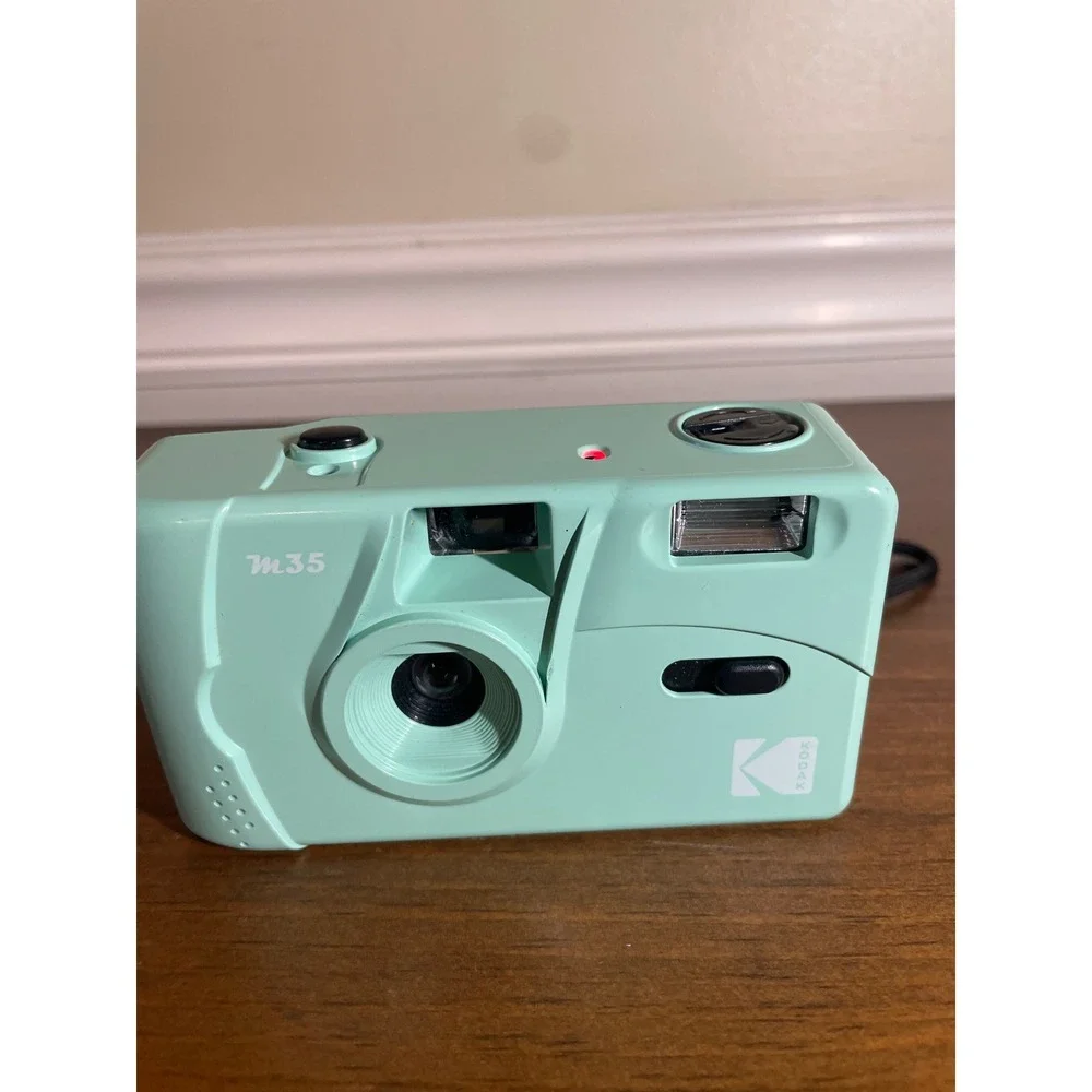 Kodak M35 Reusable 35mm Film Camera Mint Green with Built-in Flash